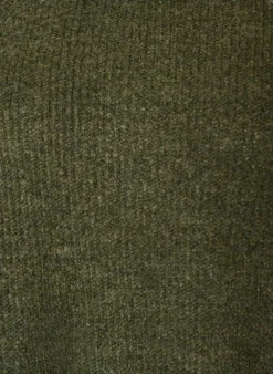 Ripppullover mit 3/4-Ärmeln