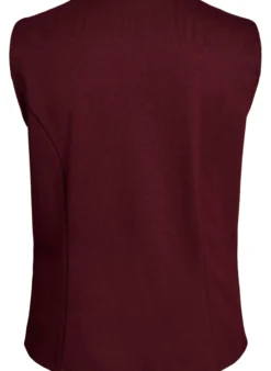 Ärmellose Bluse mit Zierknöpfen