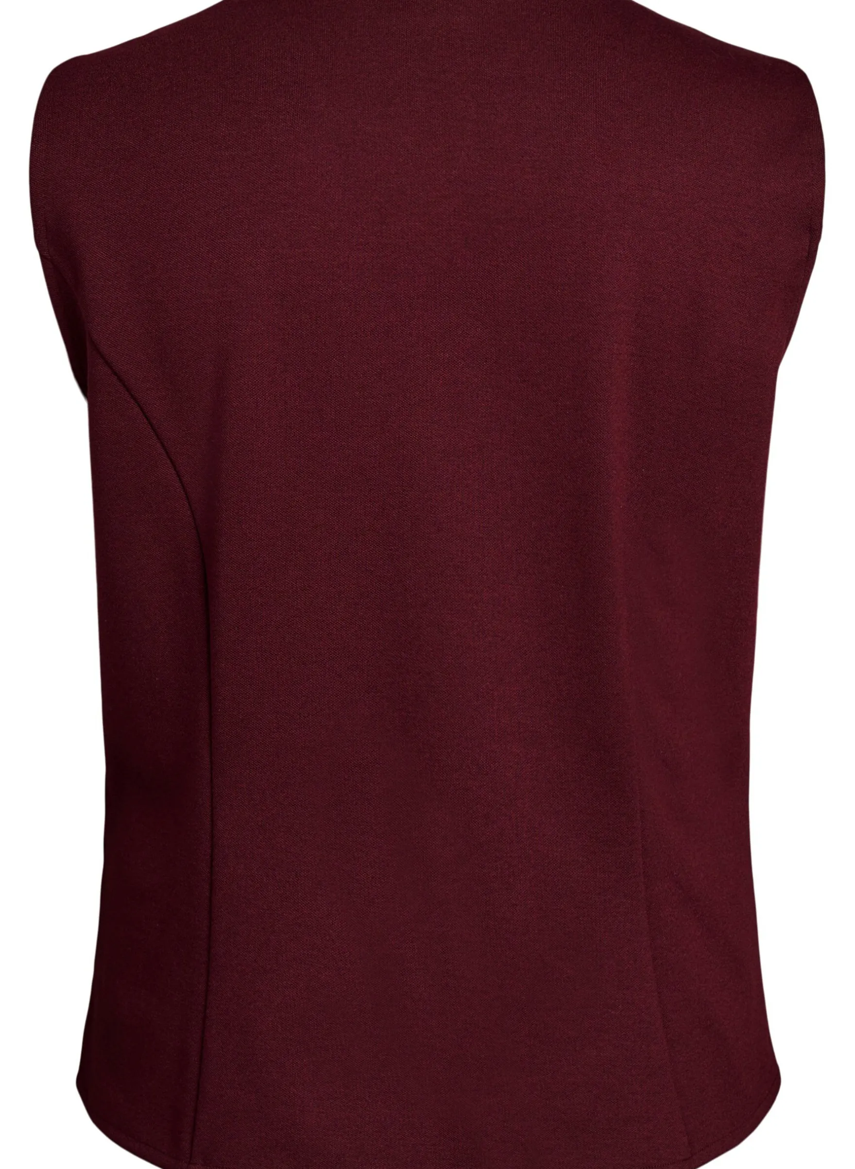 Ärmellose Bluse mit Zierknöpfen