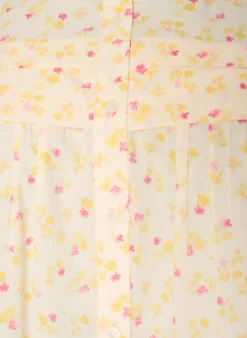 Ärmellose Hemdbluse in A-Linie aus Baumwolle