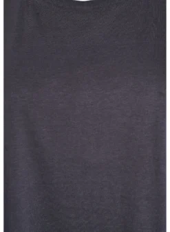 Ärmellose Jerseybluse mit Schulterpolstern.