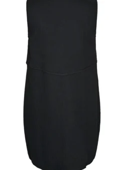 Ärmelloses Kleid aus Baumwoll-Musselin mit Bindeband