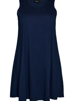 Ärmelloses Kleid in A-Linie