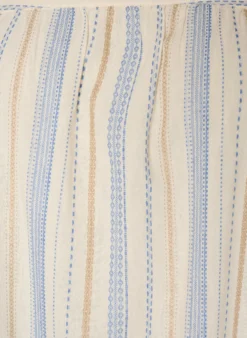 Ärmelloses Sommerkleid mit Webmuster