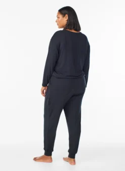 Schlafhose aus Modal mit hoher Taille