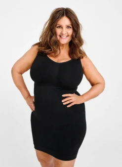 Shapewear Kleid mit breiten Trägern
