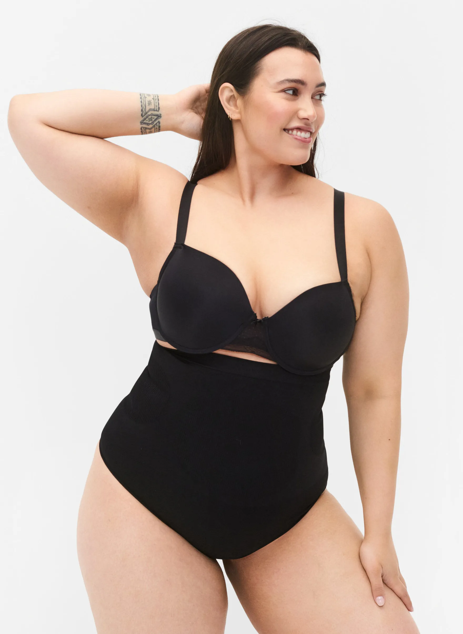 Shapewear-Tanga mit hoher Taille
