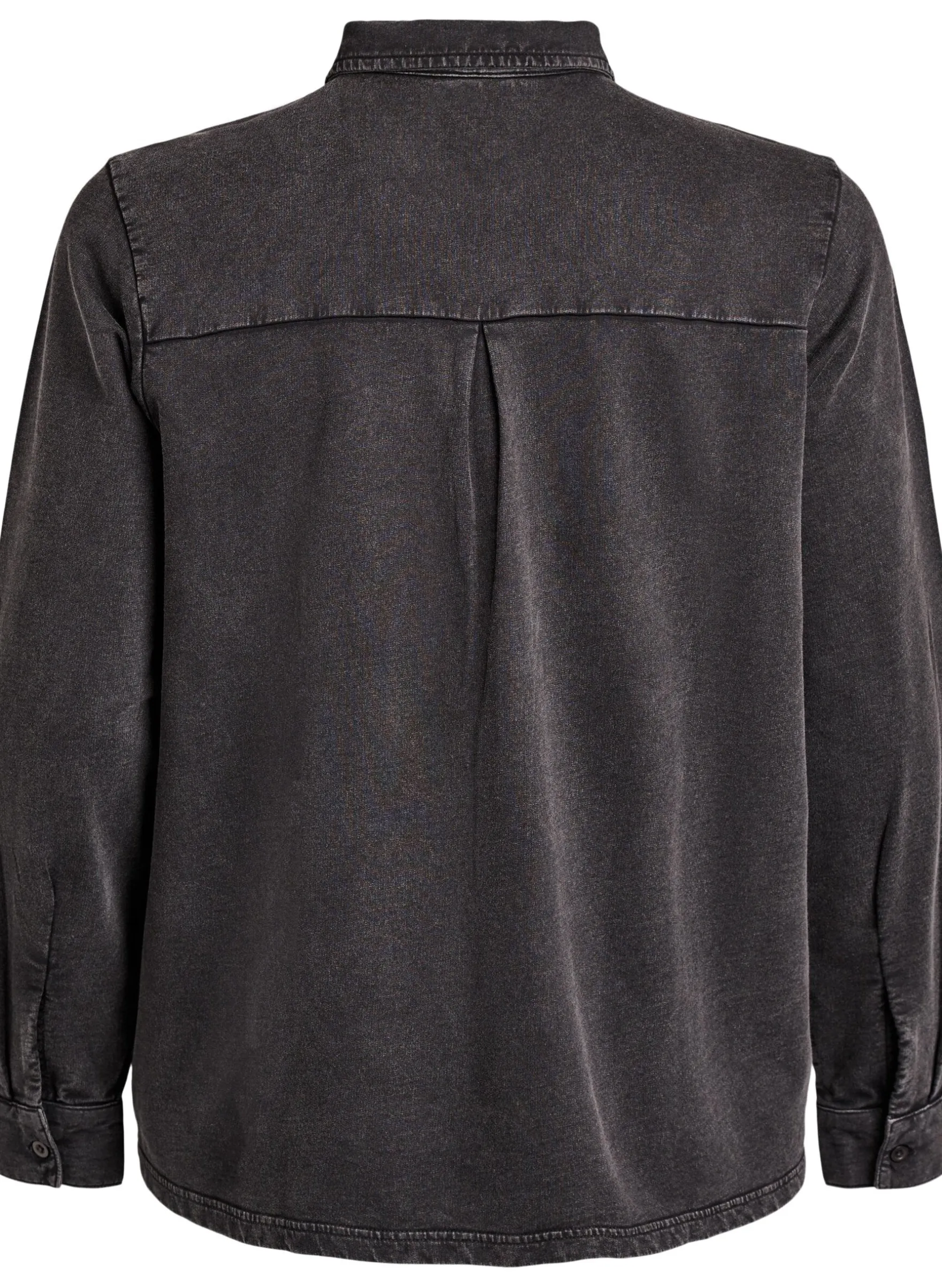 Shirt aus Sweatstoff mit Washed-Effekt