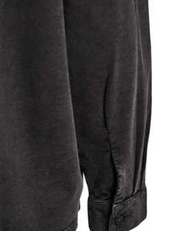 Shirt aus Sweatstoff mit Washed-Effekt