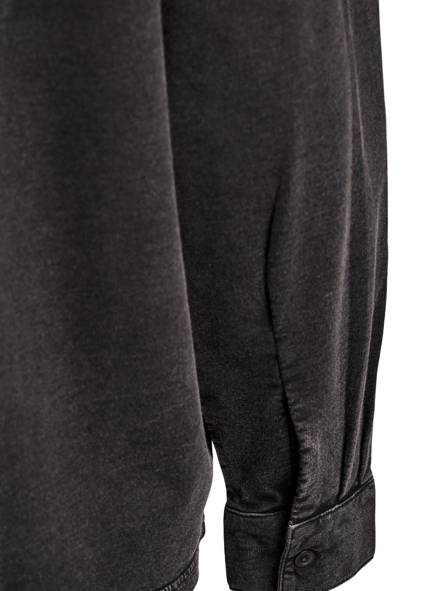 Shirt aus Sweatstoff mit Washed-Effekt
