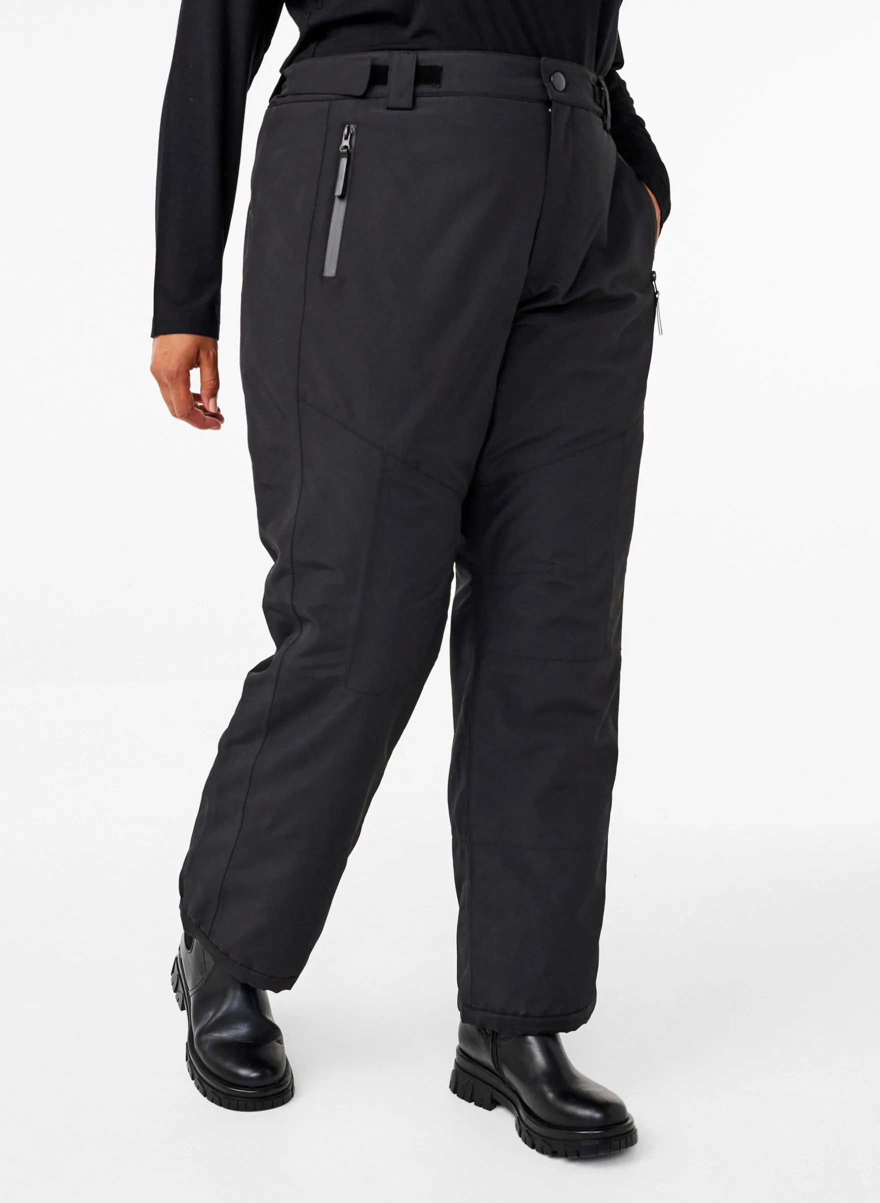Skihose mit Taschen und verstellbarer Taille