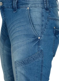 Slim Fit Capri-Jeans mit Taschen