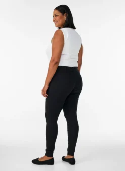 Slim Fit Hose mit Hosentaschen
