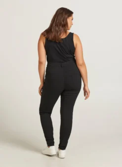 Slim Fit Hose mit Hosentaschen