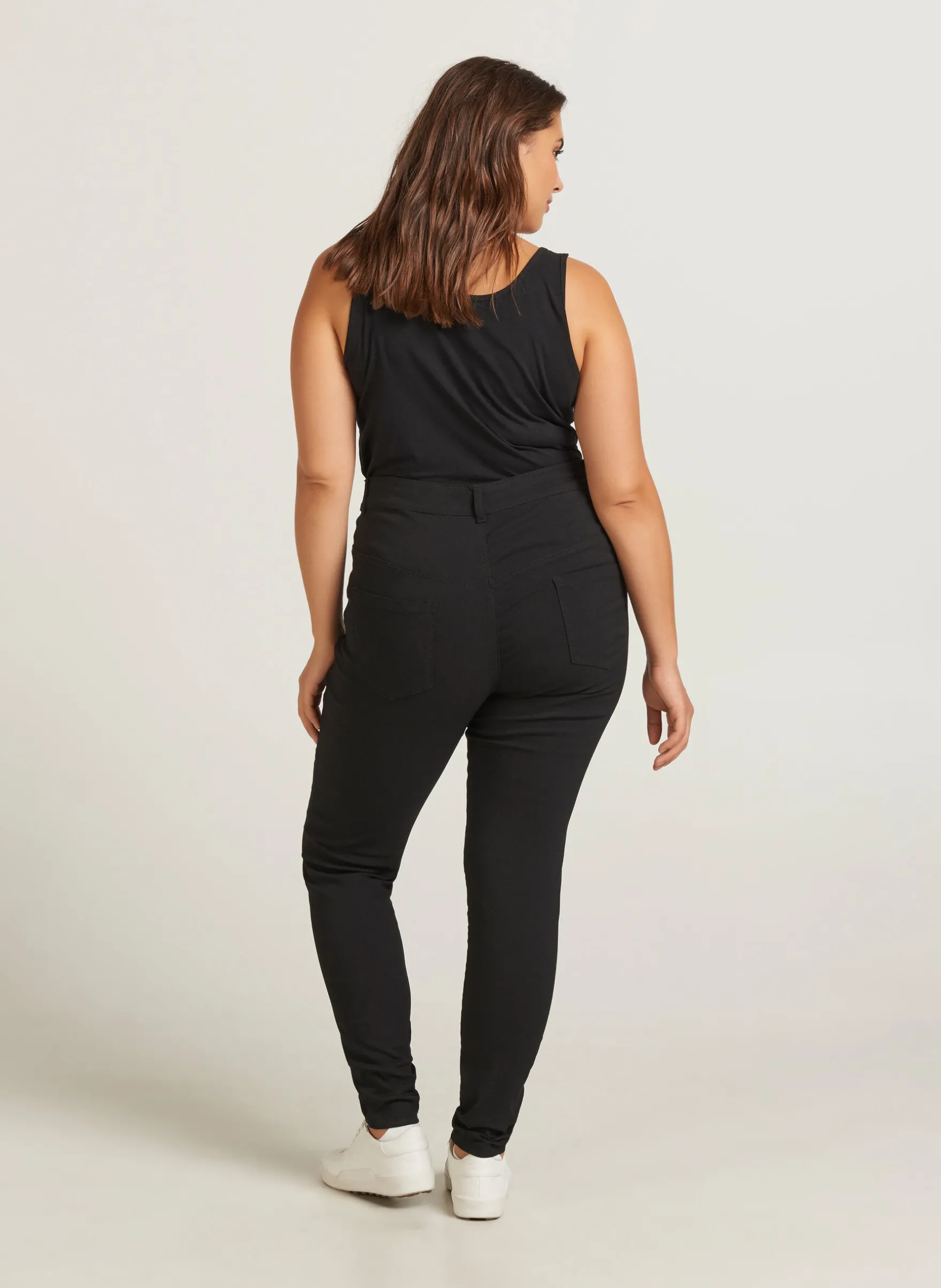 Slim Fit Hose mit Hosentaschen