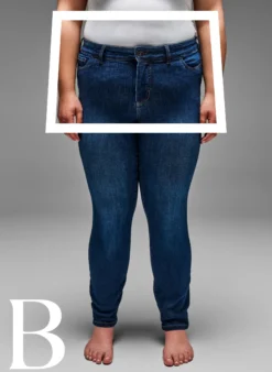 Slim fit Jeans mit normaler Taille