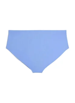 Slip aus Baumwolle mit Spitzeneinsätzen