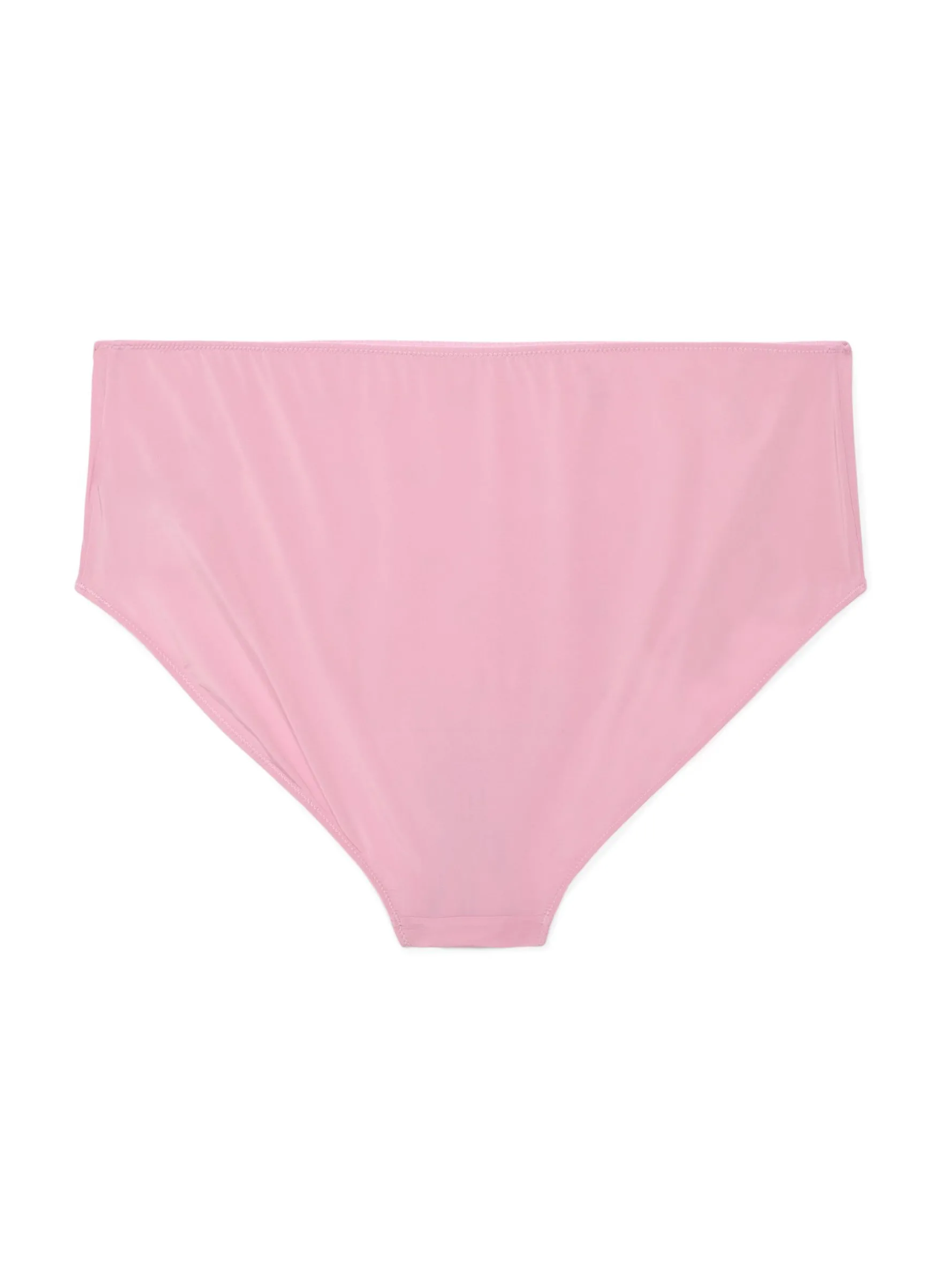 Slip aus Mikrofaser mit Mesh und Blumenstickerei