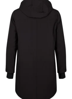 Softshell-Jacke mit abnehmbarer Kapuze