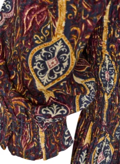 Sommerkleid aus Viskose mit Paisleymuster