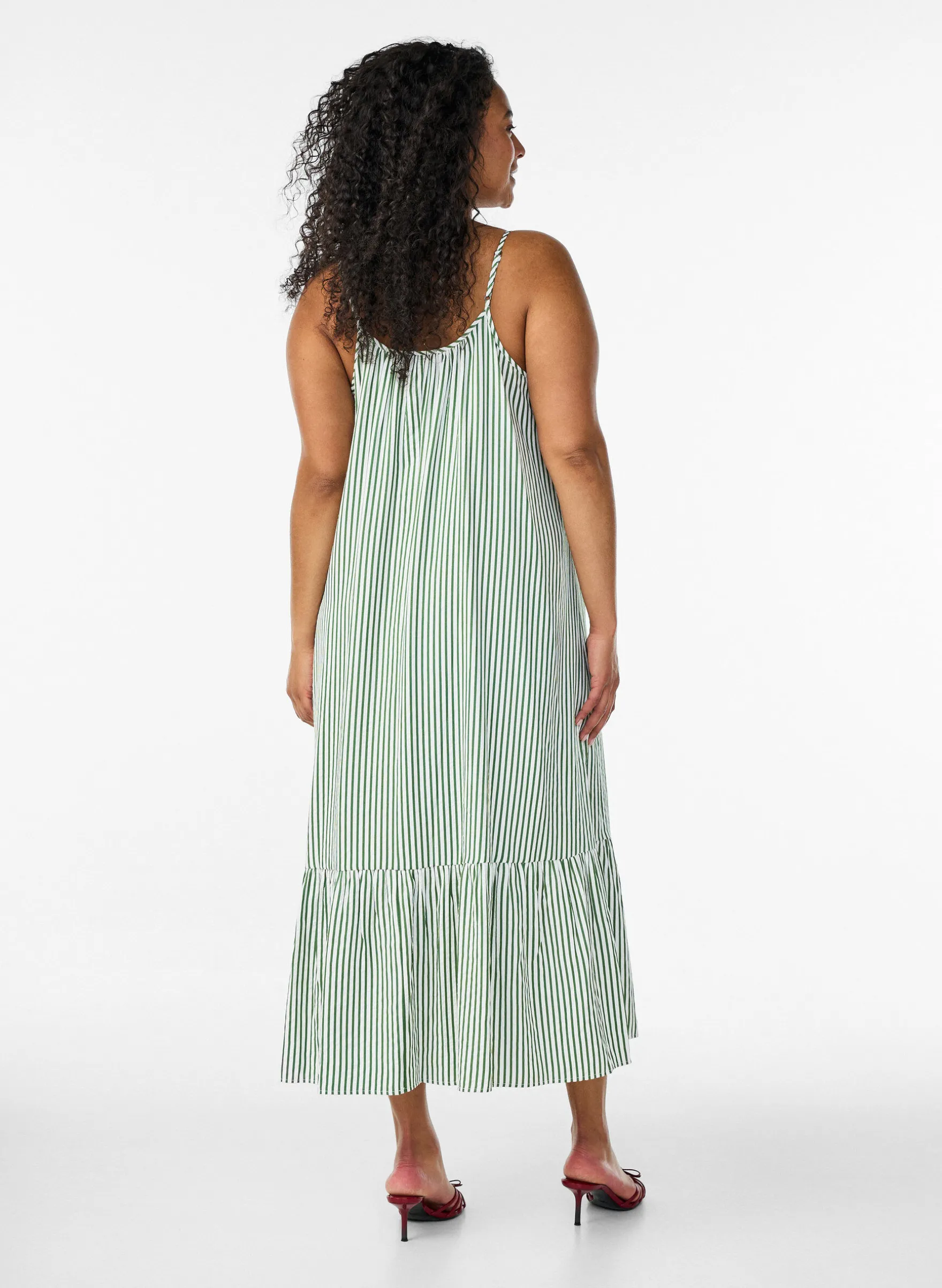 Sommerkleid mit Streifen und A-Linie