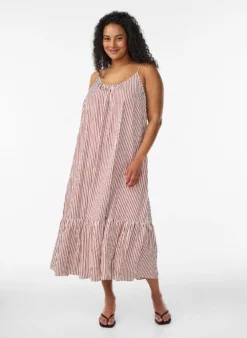 Sommerkleid mit Streifen und A-Linie