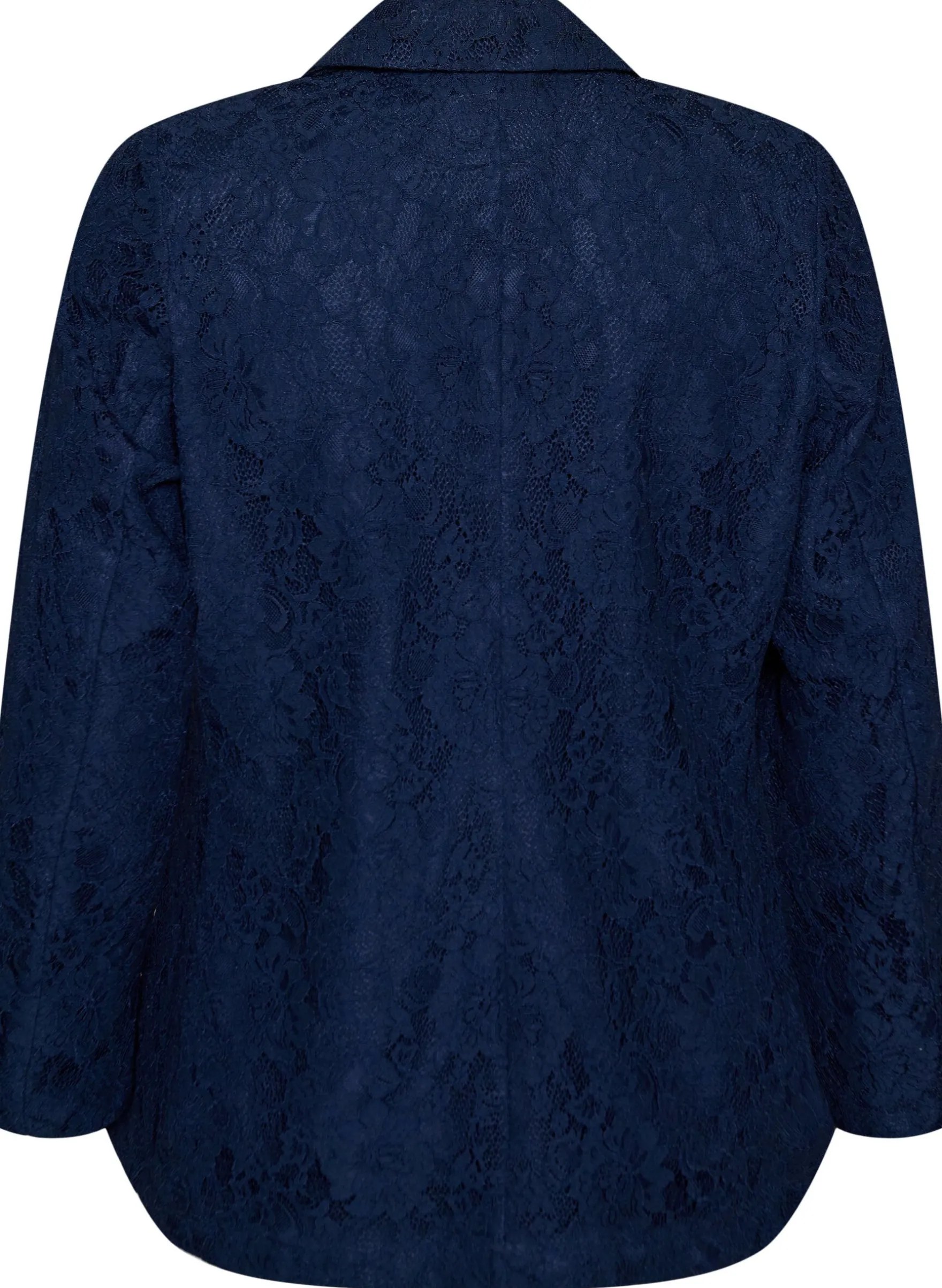 Spitzenblazer mit Knopfverschluss