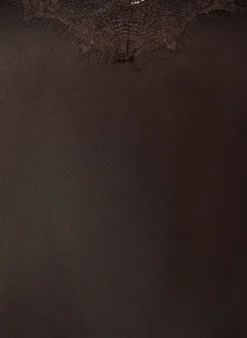 Spitzenkleid in Satinoptik