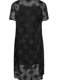 Spitzen-Midikleid mit 1/2-Ärmeln