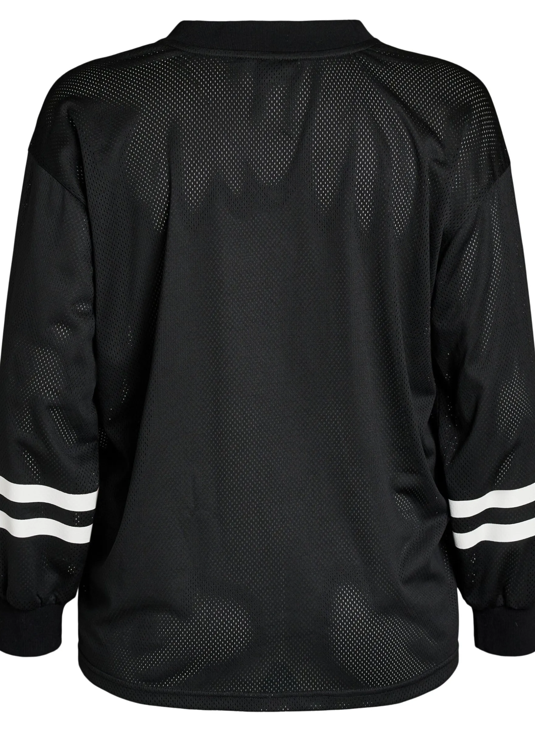Sportliches Top aus Mesh mit Textprint