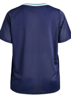 Sportliches T-Shirt aus Mesh mit Frontprint