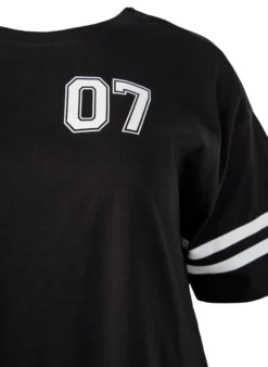 Sportliches T-Shirtkleid aus Baumwolle