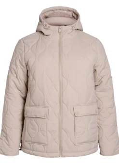 Steppjacke mit Kapuze und Taschen