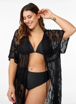 Strandkimono mit Bindegürtel