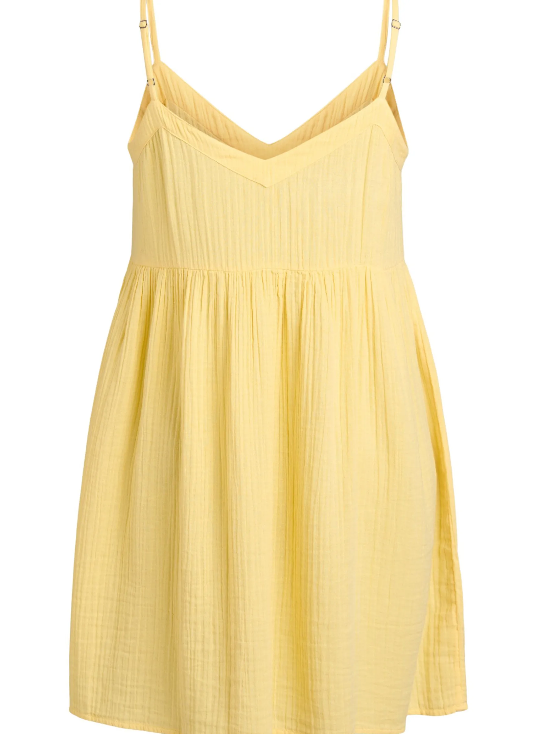 Strandkleid aus Baumwolle mit schmalen Trägern