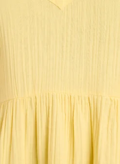 Strandkleid aus Baumwolle mit schmalen Trägern