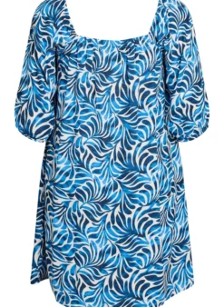 Strandkleid aus Viskose mit Print