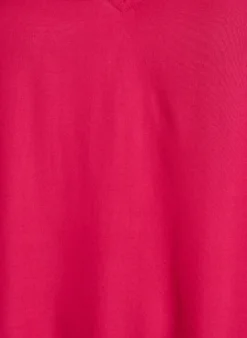 Strandkleid aus Viskose mit Schulterdetail