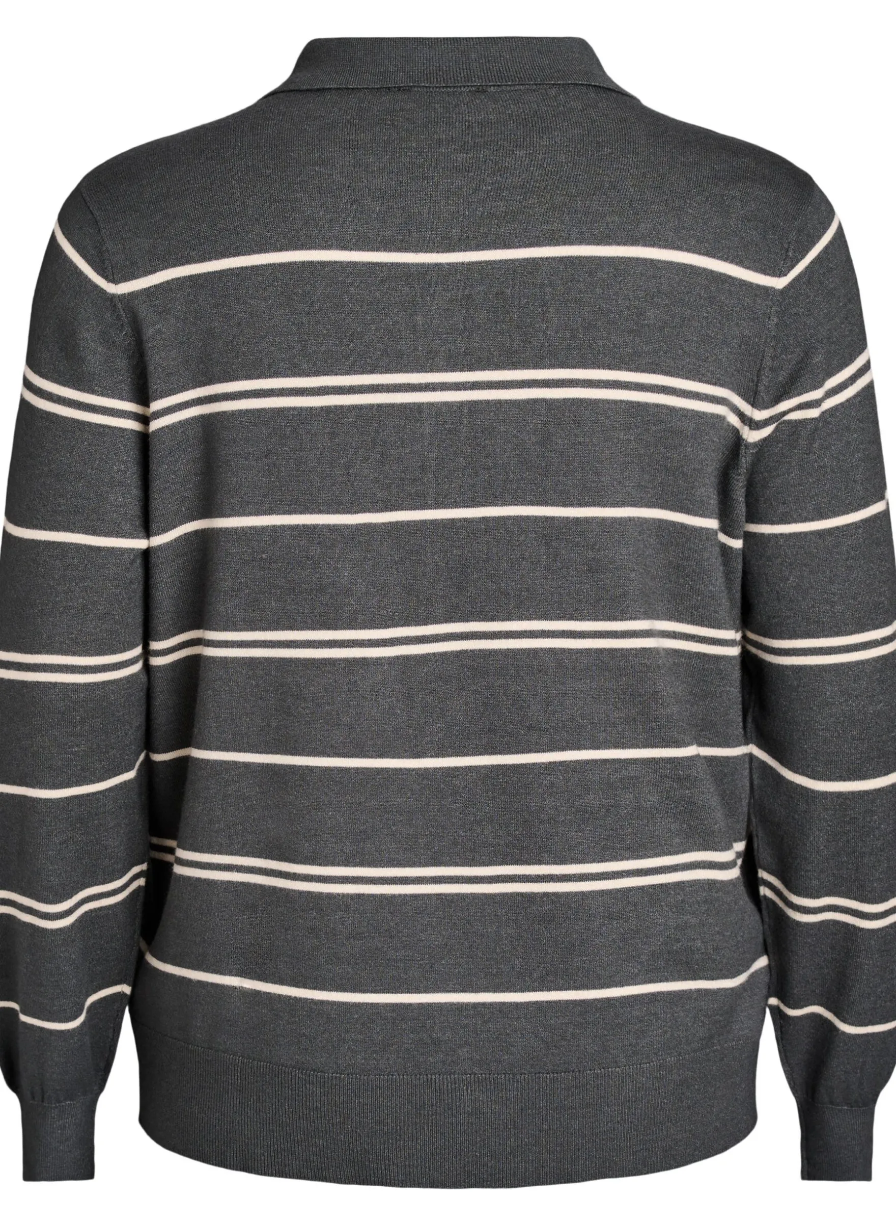 Strickbluse mit Kragen