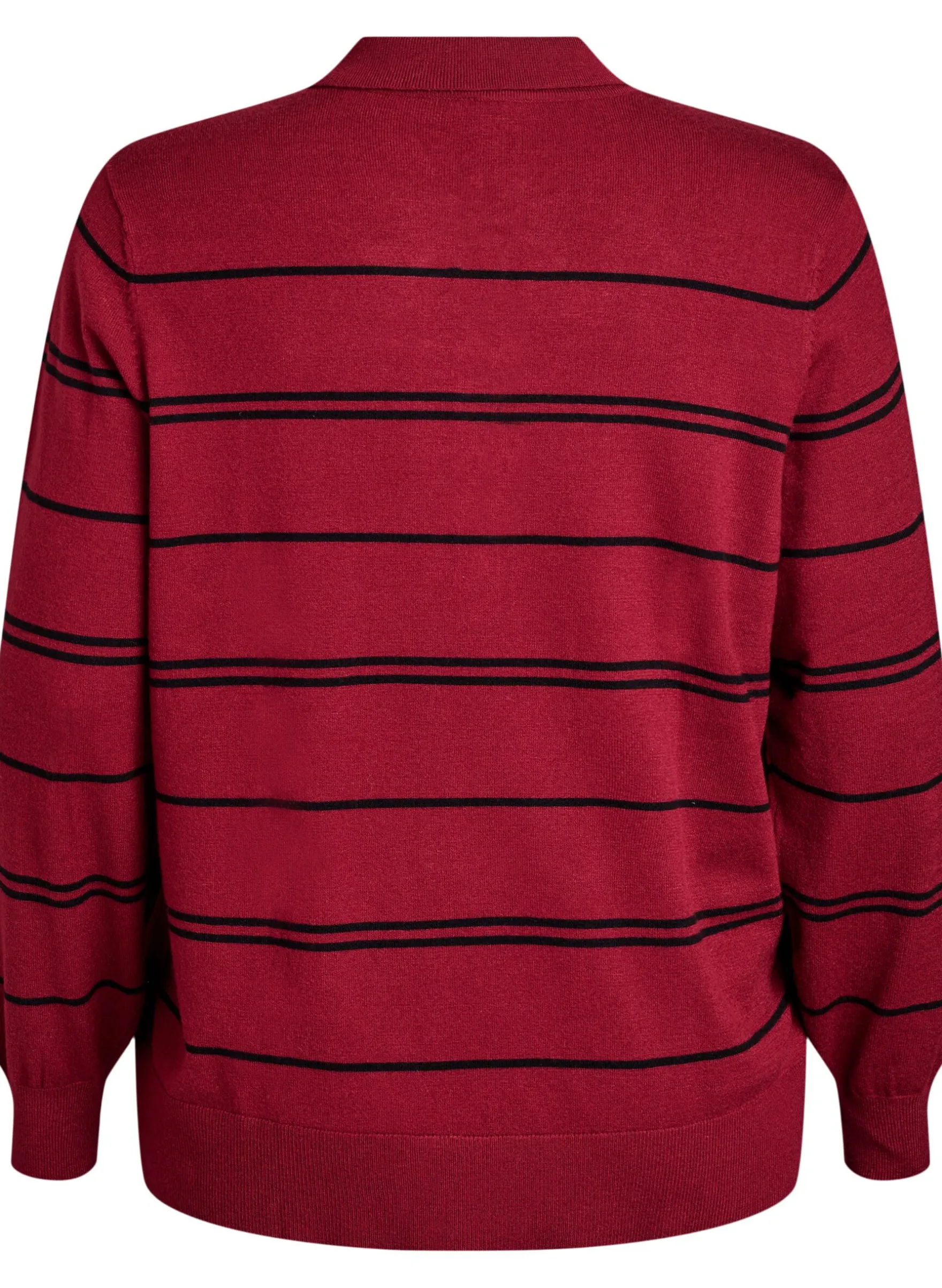 Strickbluse mit Kragen