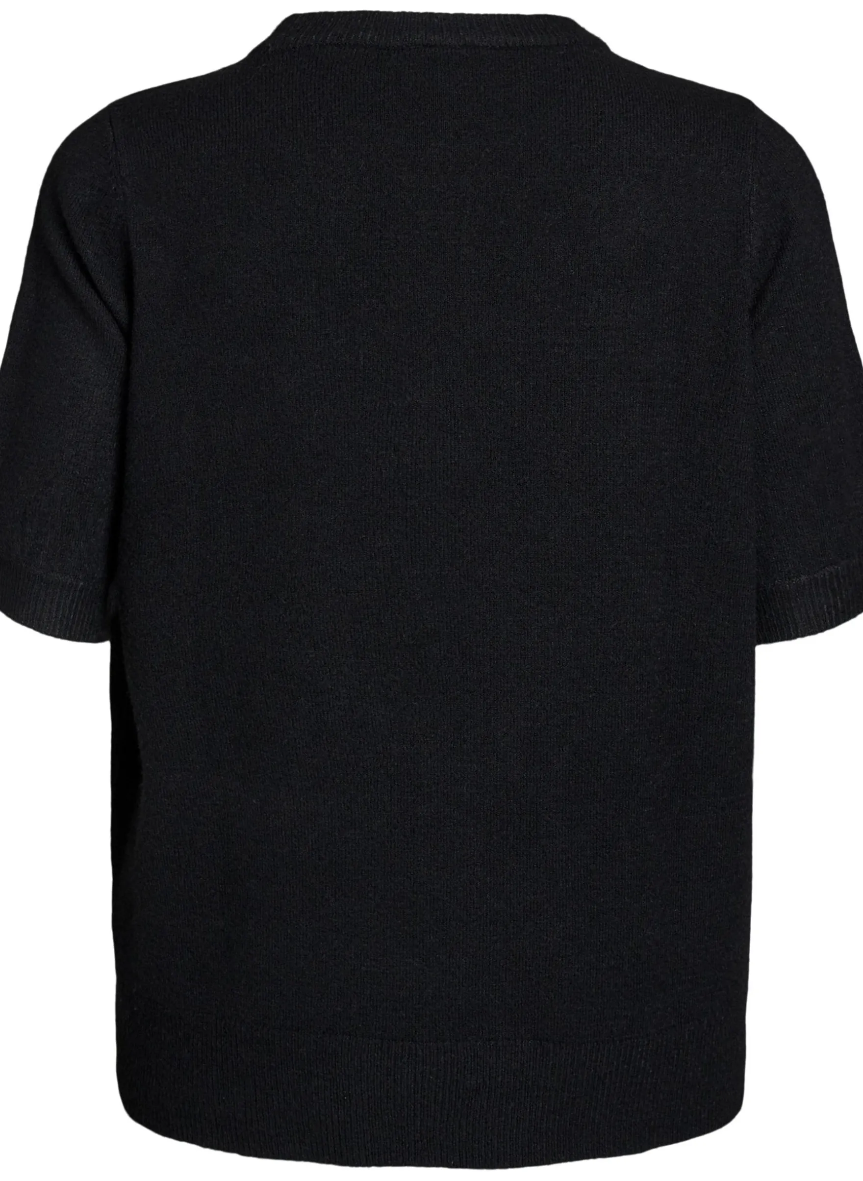 Strickbluse mit kurzen Ärmeln