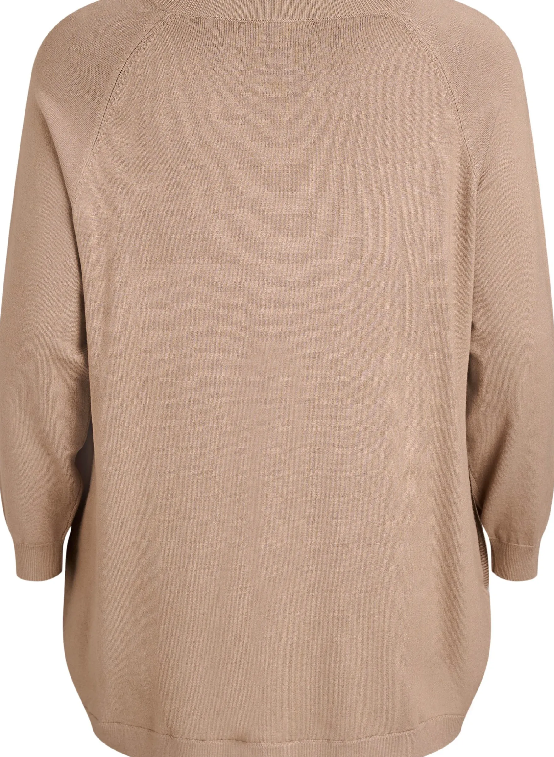 Strickbluse mit seitlichen Knöpfen