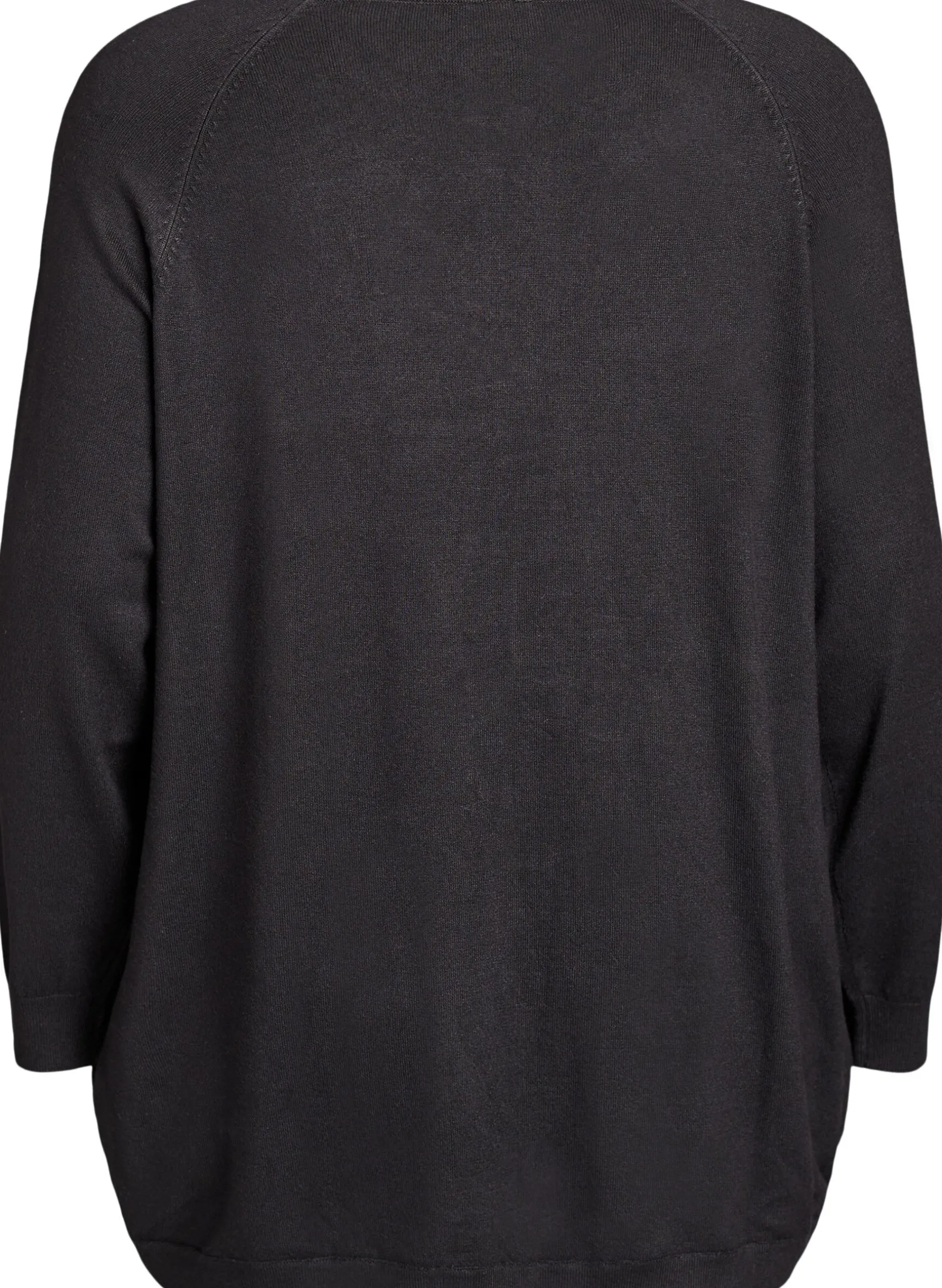 Strickbluse mit seitlichen Knöpfen