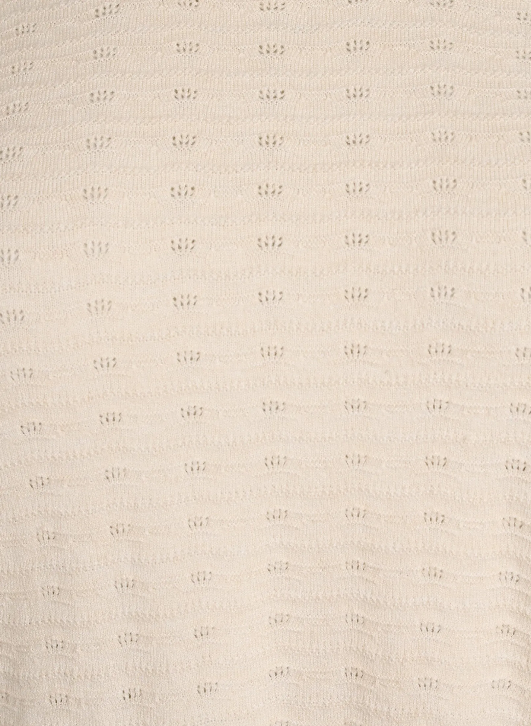 Strickbluse mit Strukturmuster und kurzen Ärmeln