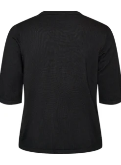 Strickjacke mit Herzknöpfen und kurzen Ärmeln