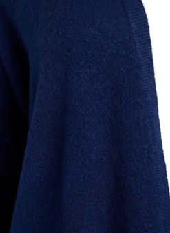Strickjacke mit Rippenstrick und Taschen