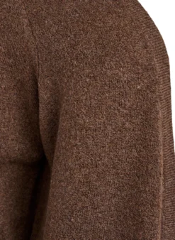 Strickjacke mit Rippenstrick und Taschen