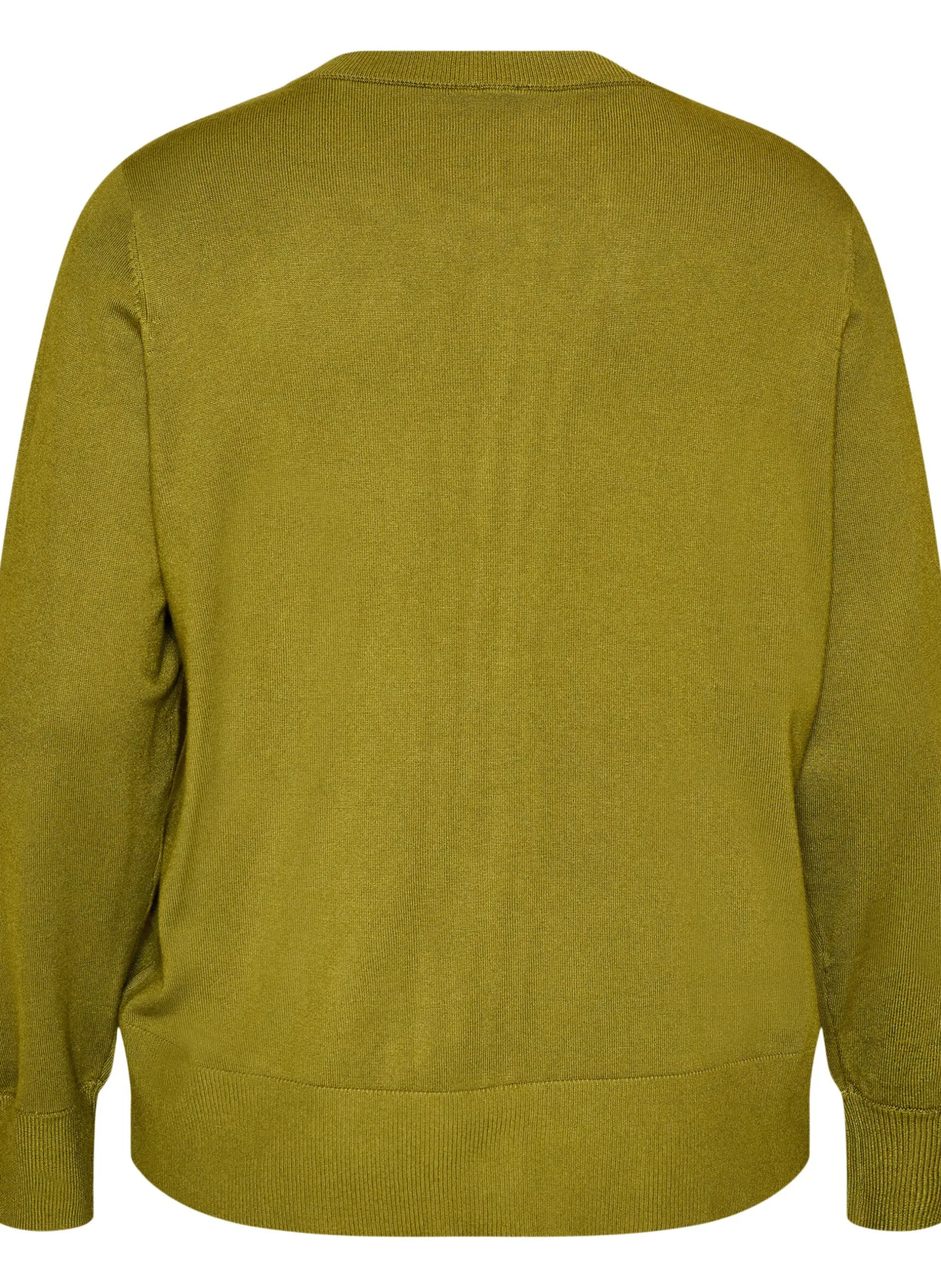 Strickjacke mit Rundhalsausschnitt und Knöpfen