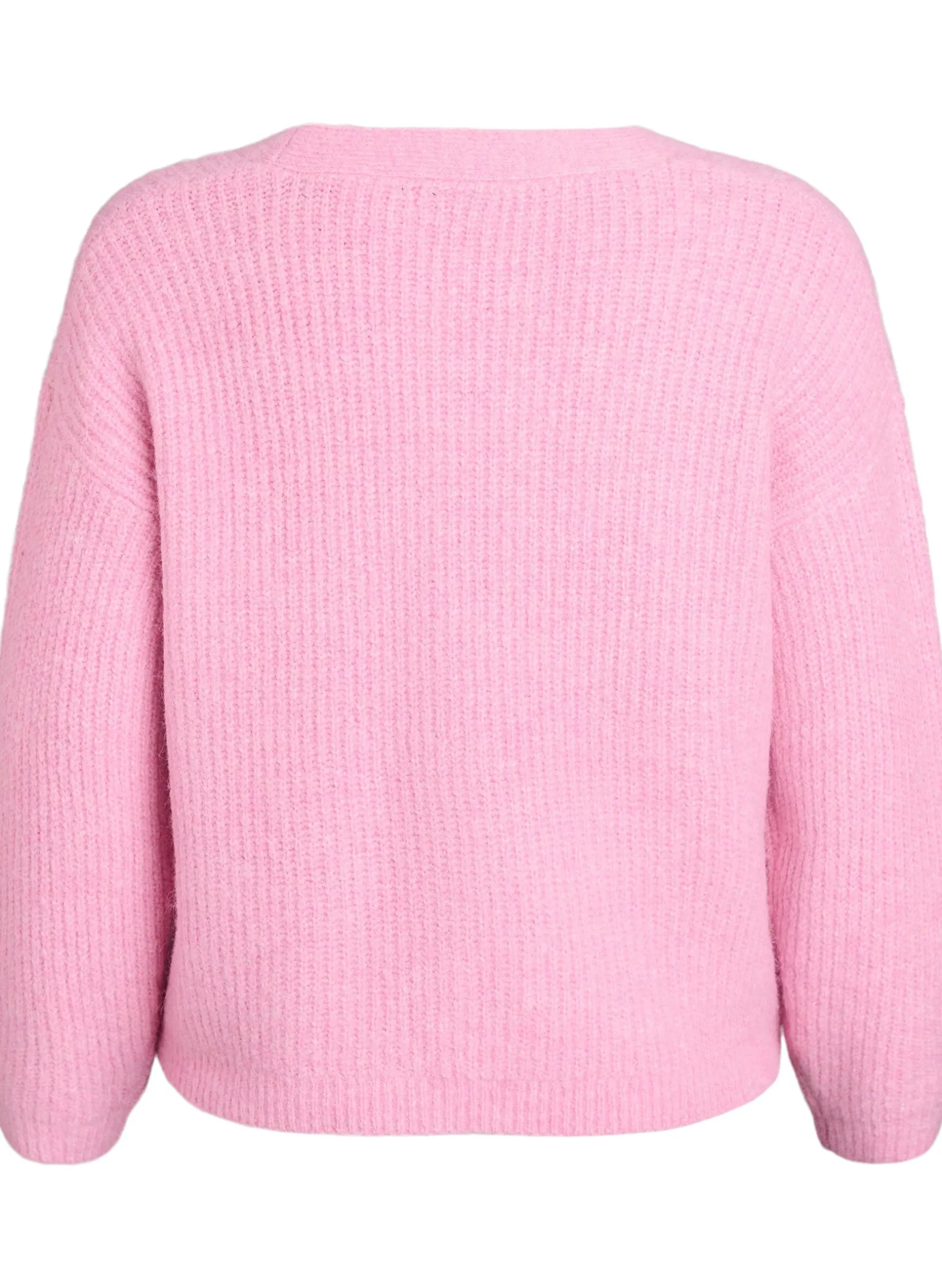 Strickjacke mit V-Ausschnitt