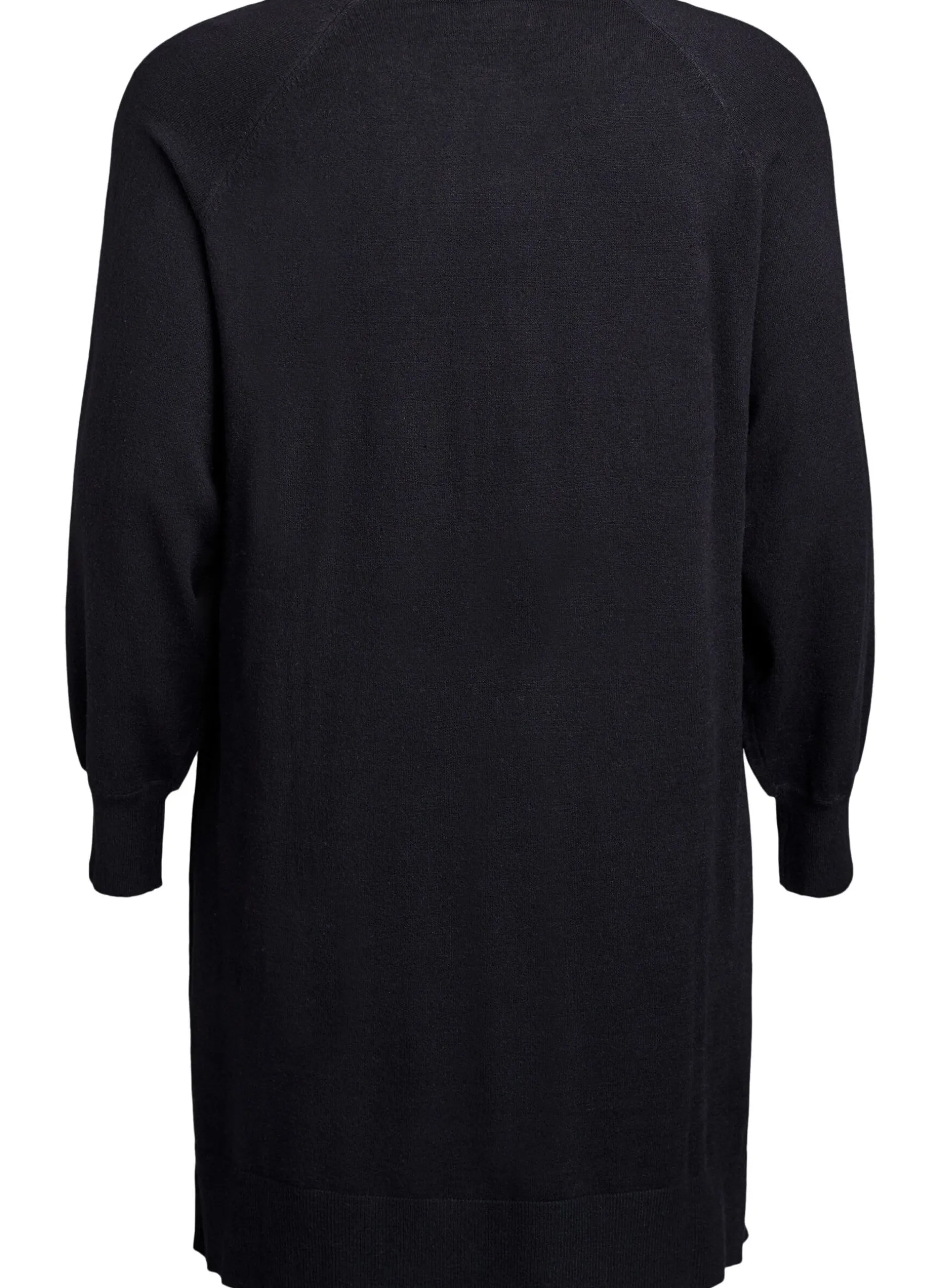 Strickkleid mit Raglanärmeln und Mittelnaht